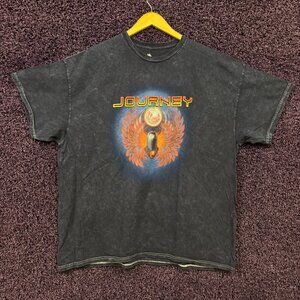 Journey Freedom Album Cover Oversized Pop Rock T-Shirt XL